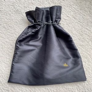 FENDI dust bag, charcoal gray.